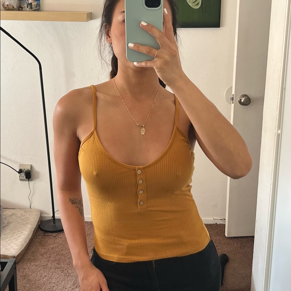 Mustard cami top